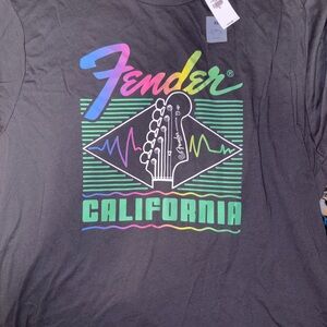 Fender Gray Graphic T-Shirt